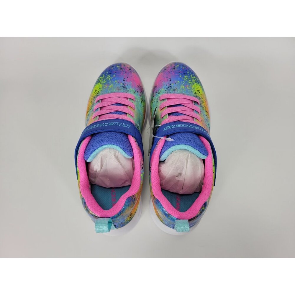 Skechers Microspec Max Speckle Sorbet Shoes Sneakers Youth Girl Size 3Y 303537L - Picture 5 of 10